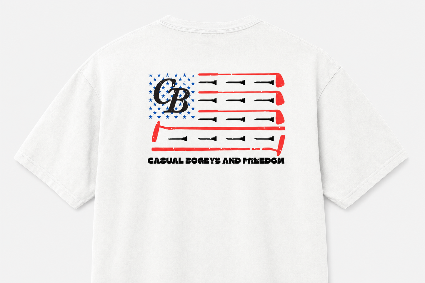 Casual Bogeys and Freedom tee
