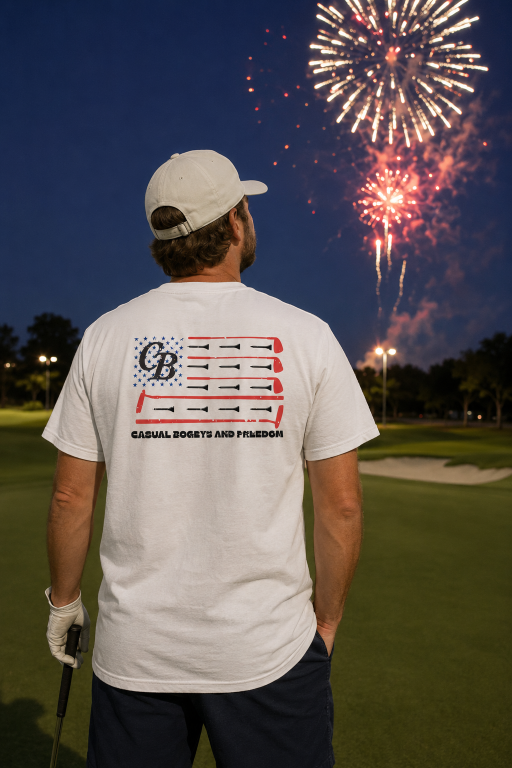 Casual Bogeys and Freedom tee